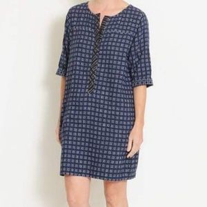 ACE & JIG Ecolier Navy Cotton Dress Size Small